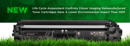 New Life Cycle Assessment Confirms Clover Imaging Printer Cartridges Have Lower Environmental Impact than OEM Cartridges