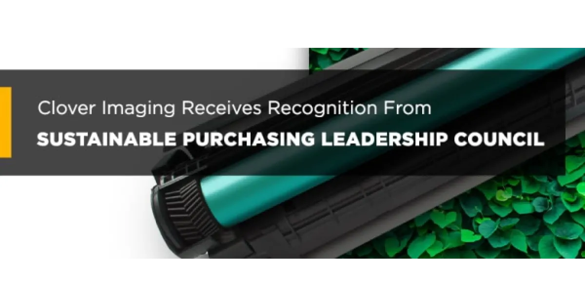 Clover Imaging Group Receives Recognition From Sustainable Purchasing