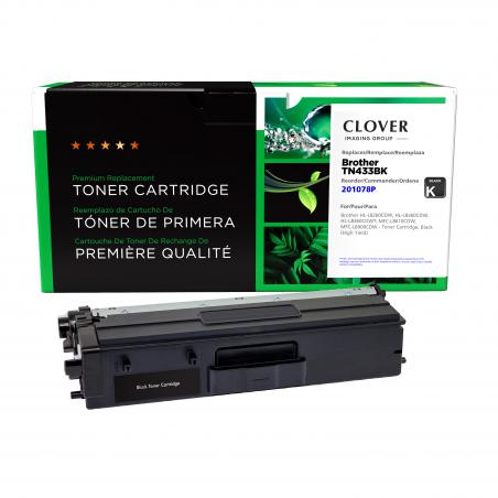 Clover Imaging Remanufactured High Yield Black Toner Cartridge for Brother TN433BK