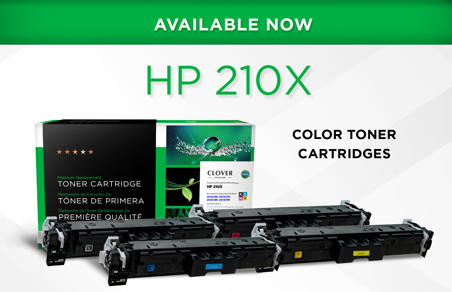 HP 210X color toner cartridge