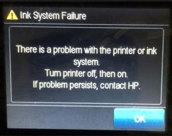 Ink System Error