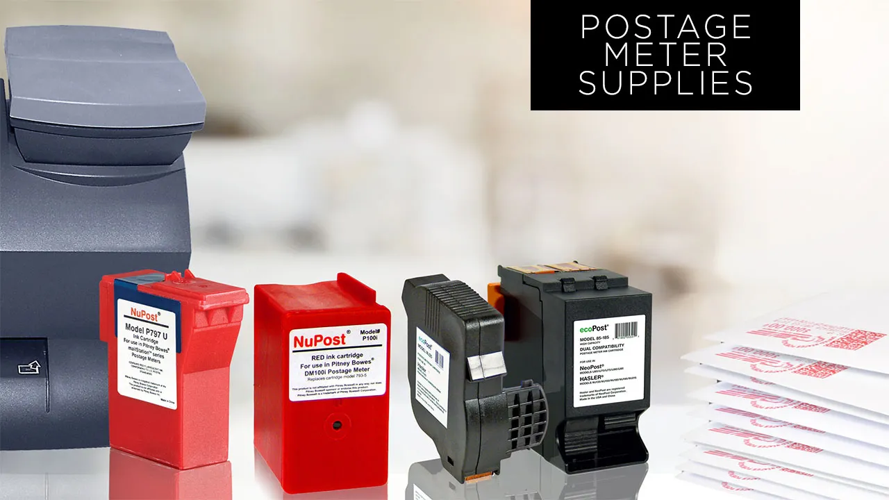 Pitney Bowes SL-870-1 Remanufactured Red Postage | Clover Imaging Pitney Bowes SL-870-1 Remanufactured Red Postage | Clover Imaging